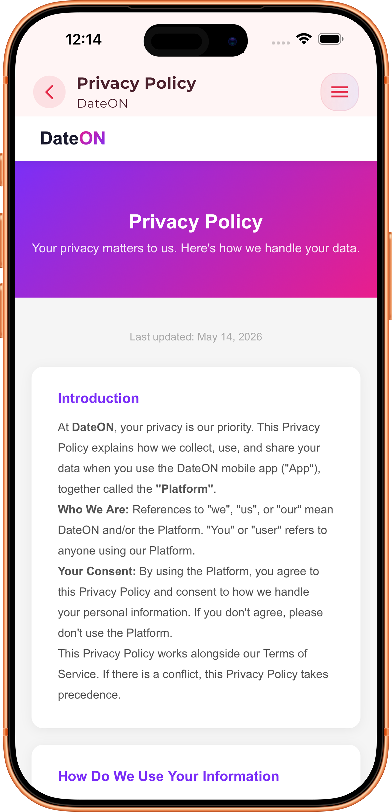 MeetSap Privacy
